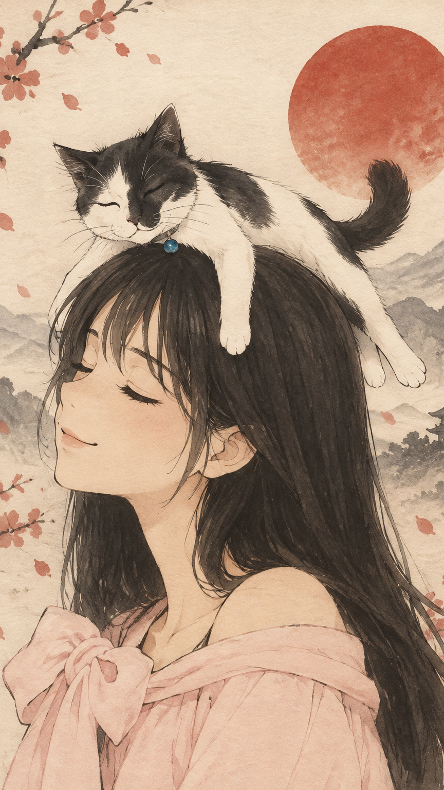 내 머리 위의 따뜻함